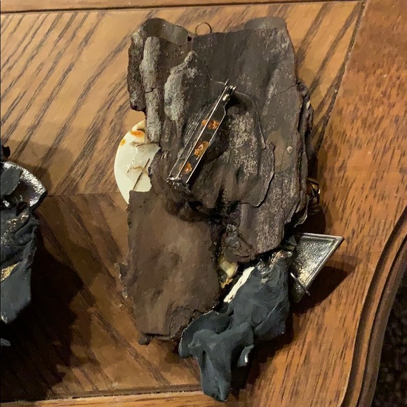 Set of 3 vintage homemade pins - Picture 8 of 8